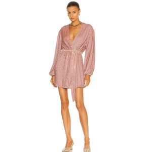 Retrofete Gabrielle Dress in Dusty Rose